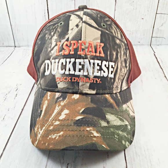 A & E Other - Mens Cap Speak Duckenese Camo Baseball Duck Hunter